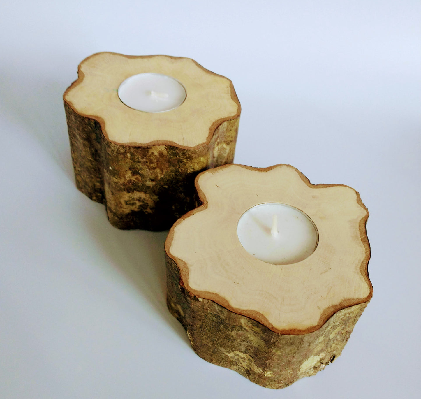 Sycamore candle holder 2 piece set