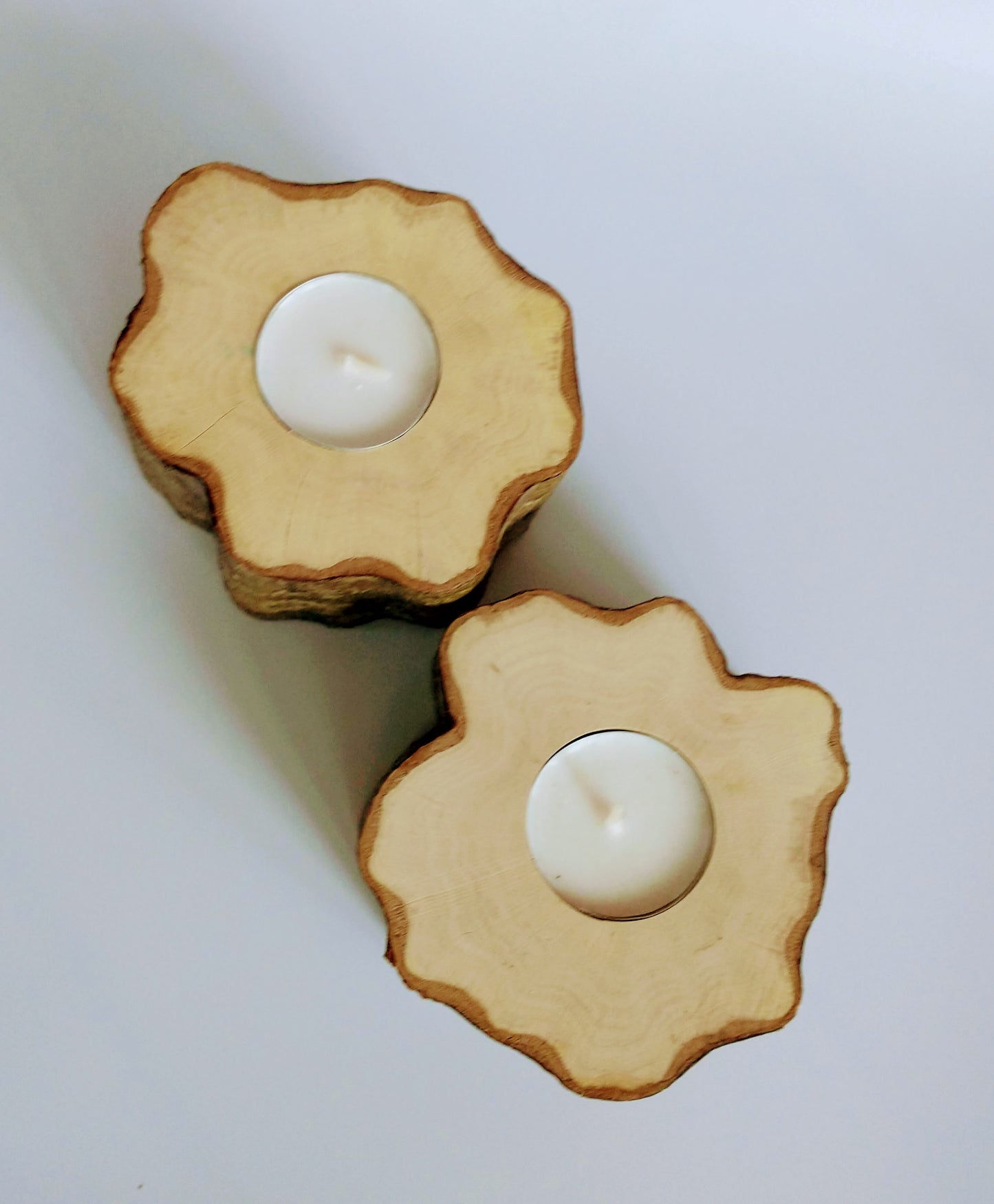 Sycamore candle holder 2 piece set